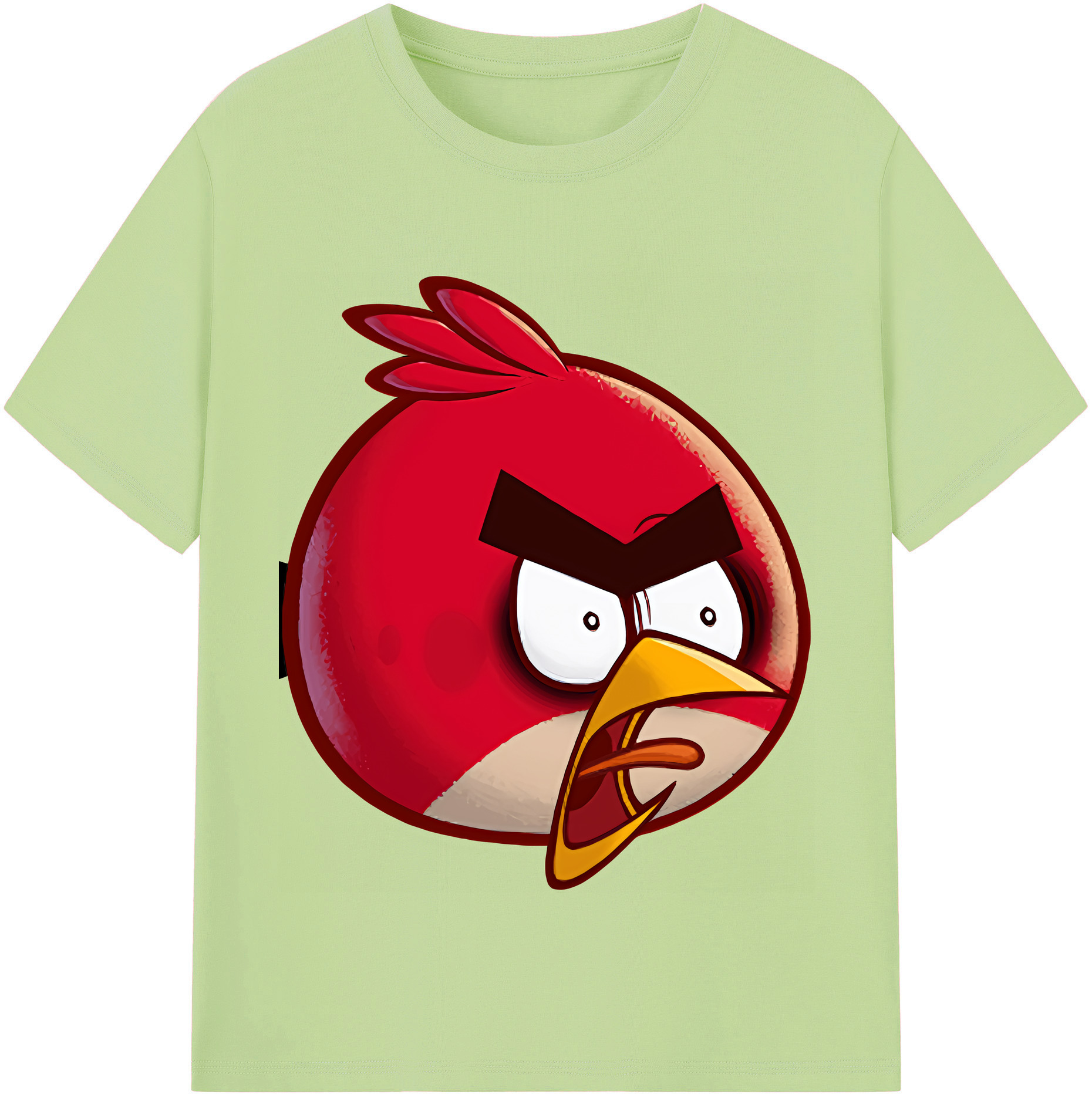 （画像用） Angry Birds アングリーバード 綿100％半袖Tシャツ（フロントプリント）